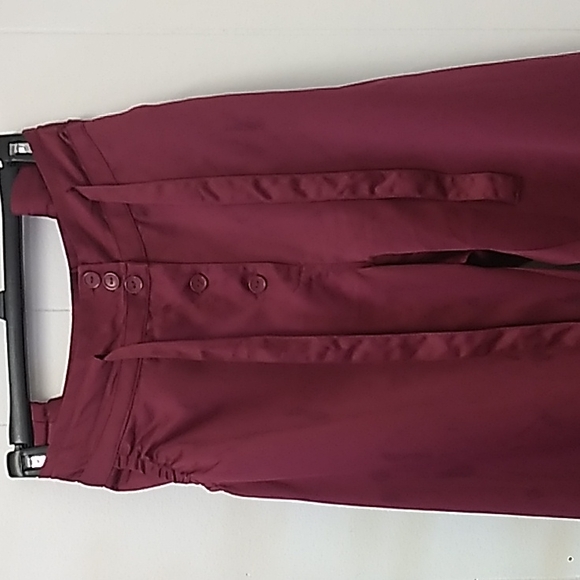 AMAZING!!! SHARP ASHLEY STEWART SZ 16 TWO PIECE RASPBERRY SILK / POLY SET - Picture 6 of 13